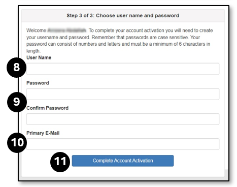ParentVUW password